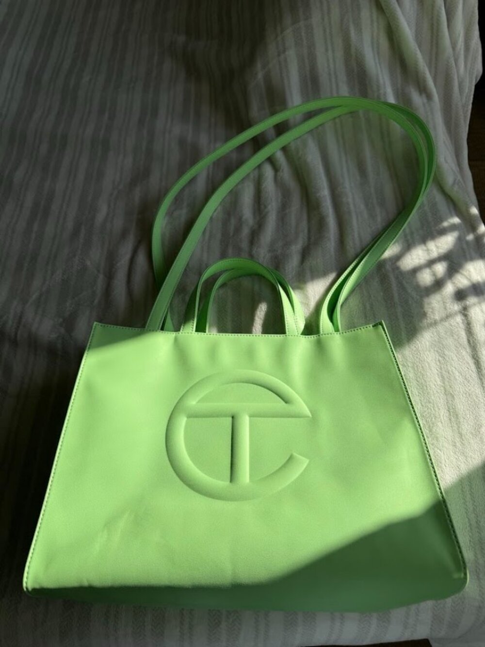 TELFAR Medium Shopping Bag | Double Mint